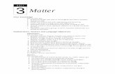 unit 3 Matter - AIR |  · PDF fileTTER Grade 3 Unifor m Non- unifor ... Unit 3 Matter 7 Continued on next page ... 1. Science Center, matter. unit. Kool-Aid air