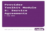 Provider Toolkit Module 5: Service Agreements - NDIS Web view5.2.5Responsibilities of the participant/participant’s representative]8. ... you will find an example of a Model Service
