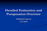 Detailed Estimation and Pumpstation Overview · PDF fileSystematic identification of quantities of ... adequate space for 2 cranes? 2 people?) Must estimate both Cost ... Introduction