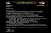 CONTRACTORS LICENSE BOARD · PDF fileCONTRACTORS LICENSE BOARD Inetnon Malisensiayen Kontratista 542 North Marine Corp Drive, Bldg. A • Tamuning, Guam 96913 Tel: (671) 649-2211
