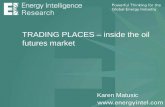 TRADING PLACES – inside the oil futures market Places... · Nymex Facts Biggest commodities futures market Volumes account for more than 10 times world oil production Started as