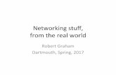 Networking stuﬀ, from the real worldsergey/cs60/rob-graham... · Networking stuﬀ, from the real world Robert Graham Dartmouth ... – The OSI Model has been “retconned” to