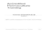 Accredited Permaculture Trainingpermacultureaustralia.org.au/wp-content/uploads/2011/11/APT...info.pdf · APT Amended Accreditation Document – General for all levels Oct 2011 •