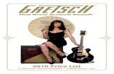 U.S. MSRP foR aLL GRETSCH InSTRUMEnTS | EffECTIvE · PDF fileU.S. MSRP foR aLL GRETSCH® InSTRUMEnTS | EffECTIvE JanUaRy 1, 2010 ... playing style and tones generated from Billy’s