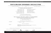 Tafelmusik Baroque orchestra - The Friends of Chamber · PDF fileTafelmusik Baroque orchestra ... GALILEI Toccata for solo lute, from Il primo libro d’intavolatura di liuto MARINI