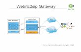 2 Scope Webrtc2sip Gateway - Meetupfiles.meetup.com/8878612/webrtc2sip_gateway_webrtc_sydney.pdf · Webrtc2sip Gateway Inspiring the future V2.5.0 (2013-10) 1 Foreword RTCWeb (a.k.a