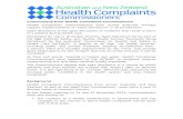 Simple - Health Complaints   viewNational Safety and Quality Health Service Standards being introduced by the Australian Commission on Quality and Safety in Health Care (ACSQHC).