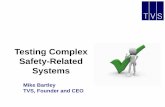 Testing Complex Safety-Related Systems - T&VS · PDF fileTesting Complex Safety-Related Systems . ... Technique SIL 1 SIL 2 SIL 3 SIL 4 ... •Hardware verification faced the same