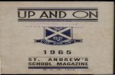 . ST. ANDREW'S SCHOOL MAGAZINEstandrewssec.moe.edu.sg/qql/slot/u181/1965magazine.pdf · teachers and students of St. Andrew's School, ... York Kim to the staff. Mr. ... letting us