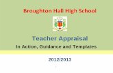 Broughton Hall High · PDF fileinclude mid-year review as applicable . 7 ... Broughton Hall High School ... Where there are development needs this should form part of the discussion