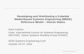 Developing and Distributing a CubeSat Model-Based · PDF fileModel-Based Systems Engineering (MBSE) Reference Model – Interim Status ... Profile for DoDAF and ... org/ProductsPubs/pdf/SEVision2020_20071003_v2_03.pdf
