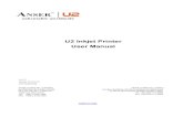 8502030266 U2 Inkjet Printer user manual V3.5 english user manual (English).pdf · U2 Inkjet Printer User Manual ... Important information that helps you make better use of U2. ...