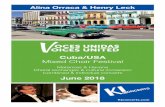 Cuba/USA Mixed Choir Festival - Home - · PDF fileAlina Orraca & Henry Leck . KIconcerts.com. Cuba/USA. Mixed Choir Festival . Matanzas & Havana Choral exchanges & cultural immersion.