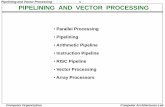 PIPELINING AND VECTOR PROCESSING - · PDF filePipelining and Vector Processing 14 Computer Organization Computer Architectures Lab PIPELINE AND MULTIPLE FUNCTION UNITS P 1 I i P 2