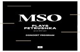 PLAYS PETRUSHKA - melbournesymphonyorchestra · PDF filereturn appearances with the Chicago Symphony, ... He regularly visits Japan and Asia, ... if the small band, consisting of only
