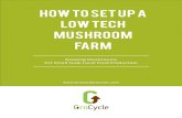 How To Set Up a Low Tech Mushroom Farm - Homepage - · PDF file• Why low-tech mushroom farming is the easiest method ... How To Set Up A Low Tech Mushroom Farm. Imagine being able
