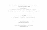 PERMISSIBLE LOADING OF GENERATORS AND · PDF fileFACILITIES INSTRUCTIONS, STANDARDS, AND TECHNIQUES Volume 1-4 PERMISSIBLE LOADING OF GENERATORS AND LARGE MOTORS Internet Version of