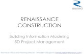 RENAISSANCE CONSTRUCTION - Consolidated · PDF fileCARRIER E20-II HAP TYCO SprinkCAD ... Renaissance Construction iTWO BIM ERP model-based Strategy Setup Team (iTWO BIM ERP COE) Define