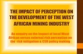 THE IMPACT OF PERCEPTION ON THE DEVELOPMENT OF … - Onyx Conseil - Alexandra Rotaru.… · THE IMPACT OF PERCEPTION ON THE DEVELOPMENT OF THE WEST AFRICAN MINING INDUSTRY An enquiry