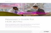 Reviewer s Guide for HDX 3D Pro - · PDF fileReviewer's Guide Reviewer’s Guide for HDX 3D Pro GPU virtualization with Citrix XenDesktop, using NVIDIA GRID graphics board on VMware