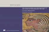 The Conservation and Management ofthe Tomb of · PDF fileIn Vol. 2 of The Tomb of Tut•ankh•Amen, 21-38. New York: Cooper Square Publishers. ... The Conservation and Management