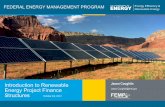Introduction to Renewable Energy Project Finance Structuresenergy.gov/sites/prod/files/2013/10/f4/ppa_reintrowebinar.pdf · Introduction to Renewable Energy Project Finance Structures