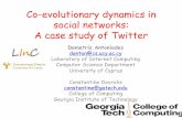 Co-evolutionary dynamics in social networks: A case …linc.ucy.ac.cy/file/Talks/talks/coevo-Nov-2014-ComplexNetworks2014.… · Co-evolutionary dynamics in social networks: A case
