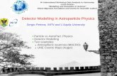 Detector Modelling in Astroparticle Physics - unipa. antenna for timing Electronics enclosure 1.2m 1.8m. Fluorescence telescope 440 pixel camera aperture and filter mirror mirror.