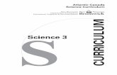 ˘ ˇˆ˙ - Government of New Brunswick,  · PDF fileATLANTIC CANADA SCIENCE CURRICULUM: GRADE 3 i FOREWORD Foreword The Pan-Canadian Common Framework of Science Learning