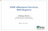 DSW eBusiness Services MS4 Reports - MVRPC · PDF fileOhio EPA, Division of Surface Water . DSW eBusiness Services . ... • Marina Storm Water • Nonontact Cooling Water-c • Pesticide