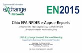 Ohio EPA NPDES e-Apps e- · PDF fileOhio EPA NPDES e-Apps e-Reports ... Division of Surface Water (DSW) ... Treatment System Hydrostatic Testing Marina Storm Water Non-Contact Cooling