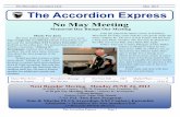 May 2013 The Accordion Express - Accordions Worldwideaccordions.com/mac/newsletters/2013_may.pdf · ing knowledge of the accordion and accordion playing, and by developing vari-ous