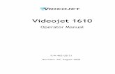 361868 Videojet 1210 1510 Operator Manual America/Operator... · Videojet 1610 Operator Manual ii . Rev AA. Warning. Changes or modifications to this unit not expressly approved by