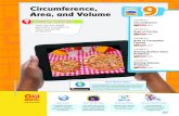 Circumference, Area, and Volume MODULE 9 · PDF filePersonal Math Trainer Online Practice my.hrw.com and Help AreYOU Ready? 2.8 cm 7.8 cm Complete these exercises to review skills