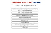 Service Support Order Forms - Ricohrfg-esource.ricoh-usa.com/stellent/groups/public/documents/... · Gestetner Lanier Ricoh Savin Service Documentation Update ... Aficio 1224C/ 1232C