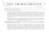v SEC NEWS DIGEST · PDF fileSEC NEWS DIGEST Issue 2000-69 ... entered guilty pleas to criminal informations alleging one count each of tax evasion and ... In that case, on