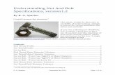 Understanding Nut And Bolt Specifications, version1rick.sparber.org/nbo.pdf · Understanding Nut And Bolt Specifications, version1.2 ... define nuts and bolts. If you own a Machinery's