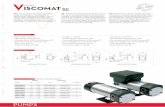 PUMPS ISCOMAT DC - Oilybits · PDF fileISCOMAT PUMPS PERFORMANCE Code ... F00311010 Viscomat DC 120/1 24 V PST 5 1,4 10 140 24 200 19,5 2900 1/2” BSP YES PRODUCTS’ RANGE TECHNICAL