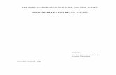 AIRPORT RULES AND REGULATIONS - Port - Port · PDF fileTHE PORT AUTHORITY OF NEW YORK AND NEW JERSEY AIRPORT RULES AND REGULATIONS Issued by: The Port Authority of NY & NJ Aviation