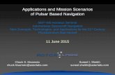 Applications and Mission Scenarios of Pulsar Based · PDF fileApplications and Mission Scenarios of Pulsar Based Navigation 593rd WE-Heraeus Seminar Autonomous Spacecraft Navigation