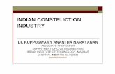 INDIAN CONSTRUCTION INDUSTRY - JACIC - top | JACIC · PDF fileINDIAN CONSTRUCTION INDUSTRY-INTRODUCTION Construction becomes the basic input for socio-economic development of any country.