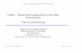 CS631 - Advanced Programming in the UNIX Environment File I/O, File Sharingjschauma/631/lecture02.pdf · CS631 - Advanced Programming in the UNIX Environment CS631 - Advanced Programming