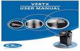 VERTX USER MANUAL - · PDF fileiCR VERTX –User Manual Safety Information Read and understand the installation and operating instructions before applying power to the VertX. C AU