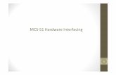 MCS-51 Hardware Interfacing - UniMAP Portalportal.unimap.edu.my/portal/page/portal30/Lecturer Notes... · MCS-51 Hardware Interfacing 1 • Power - Vcc, Vss ... piece of hardware