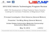 2012 DOE Vehicle Technologies Program Reviewenergy.gov/sites/prod/files/2014/03/f10/lm052_osborne_2012_o_0.pdf · 2012 DOE Vehicle Technologies Program Review AMD 704 Development