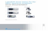Driver History for the R&S rssafsup Spectrum Analyzer · PDF fileLabVIEW driver history for the R&S ... Cable and Antenna Analyzer VIs ... rsspecan Query LTE Downlink Measurement Crest