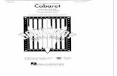 Koko sivun faksitulostus - pop-sheet-music. · PDF fileSATB US 51.70 From the Musical CABARET Cabaret Words by FRED EBB ... love SATB . F7/A F7/A sun. Cib maj9 F add 9 CABARET —