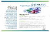 Aviva for Terminal Server(NA) · PDF fileAviva ® for Terminal Servers ... full-function, 32-bit SNA emulation, ... Support for English, French, Spanish, German, and Italian