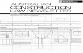 AUSTRALIAN CONSTRUCTION LAW NEWSLETTER - · PDF fileAUSTRALIAN CONSTRUCTION LAW NEWSLETTER INDEX 2007 5 AUTHORS Lam, Alice ... Keating on Construction Contracts (8th ed, 2006), Matthew