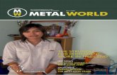 The Quarterly Magazine of the MetalWorld -  · PDF fileThe Quarterly Magazine of the ... Buddhi Netiprawat/IMF Caroline Jacobsson/eMF ... resignation and adequate